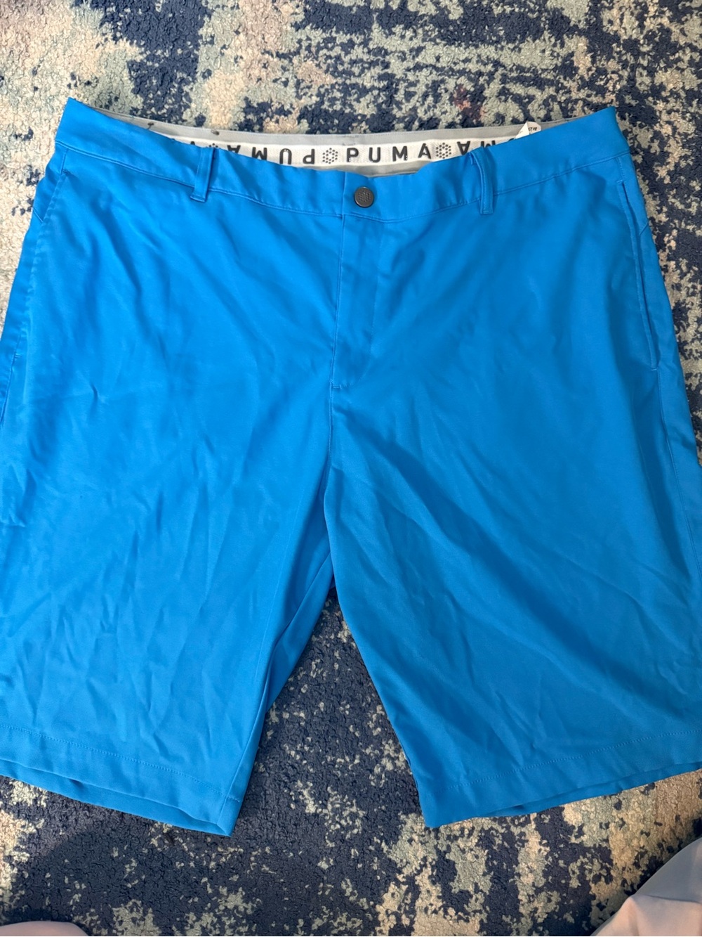 Puma Men’s Electric Blue Athletic Shorts